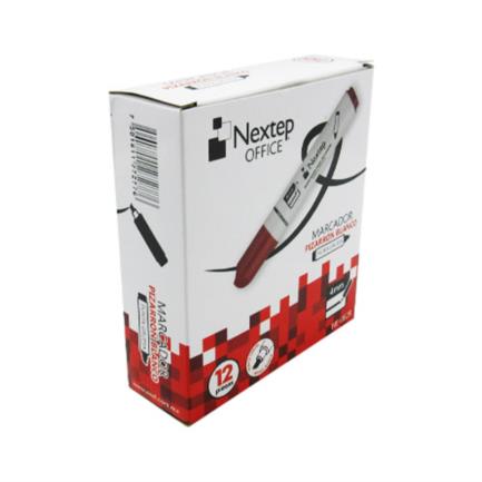 Marcador Nextep Para Pizarrón Blanco Color Rojo C/12 Pzas - Ne-082R FullOffice.com