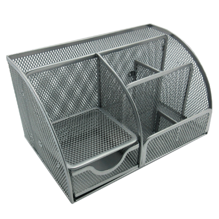 Organizador Nextep Malla Metálica 7 Secciones Plata - Ne-175P FullOffice.com