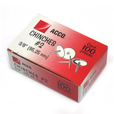 Chinches Acco No.2 C/100 - P2629 FullOffice.com