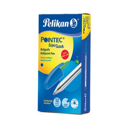 Boligrafo Pelikan Pointec Azul 0.7 Mm C/12 - 962704 FullOffice.com