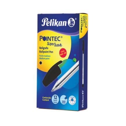 Boligrafo Pelikan Pointec Negro 0.7 Mm C/12 - 962712 FullOffice.com