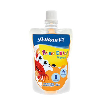 Pintura Digital Flexible Pelikan Naranja 60Ml - 52140016 FullOffice.com