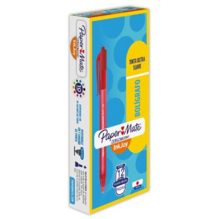 Bolígrafo Kilométrico Retráctil 1.0 Color Rojo C/12 Pzas - 35698 FullOffice.com