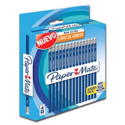 Lápiz Papermate Gráfito C/100 Pzas - 2077842 FullOffice.com