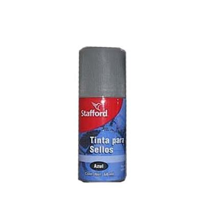 Tinta P/Sellos Stafford Roll-On Azul 60Ml - Coc7000