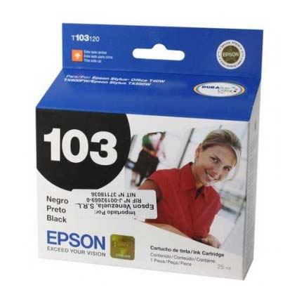 Tinta Epson Stylus Office Negro T40W Tx600Fw - T103120-Al