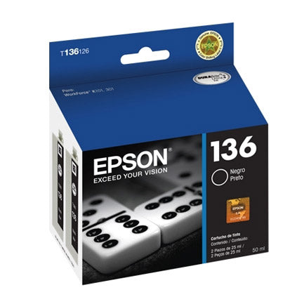 Tinta Epson Negra Workforce K101 - T136126-Al