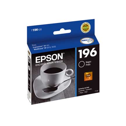 Tinta Epson Negro Xp-401 Wf-2512/Wf-2532 - T196120-Al