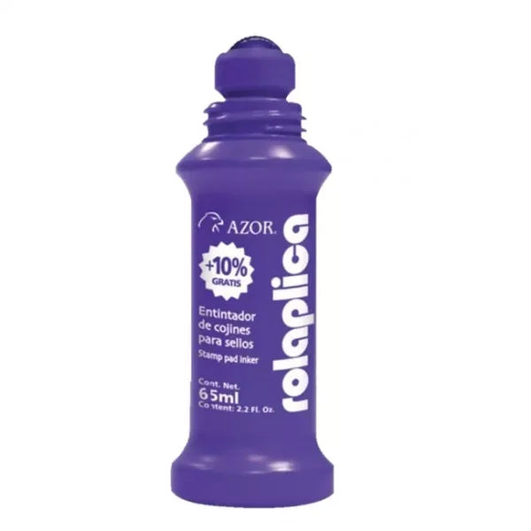 Tinta Rolaplica 587 Violeta Sello 60Cc - 587Vi