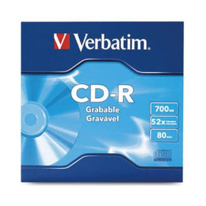 Disco Compacto Verbatim Cd-R 80Min 700Mb 52X Paquete C/50 Pzas - 96298 FullOffice.com