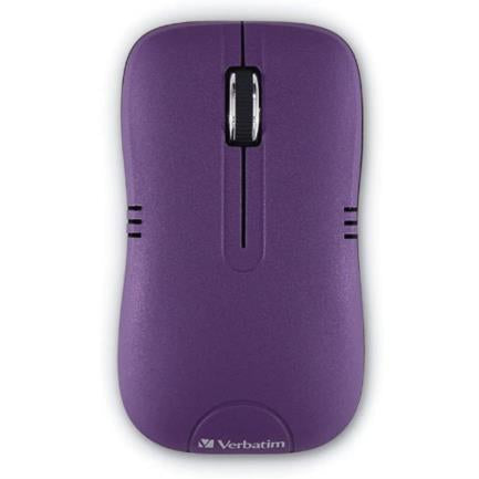 Mouse Verbatim Serie Commuter Óptico Inalámbrico P/Notebooks Color Púrpura Mate - 99781 FullOffice.com
