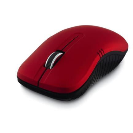 Mouse Verbatim Serie Commuter Óptico Inalámbrico 1200 Dpi Color Rojo Mate - 99767 FullOffice.com