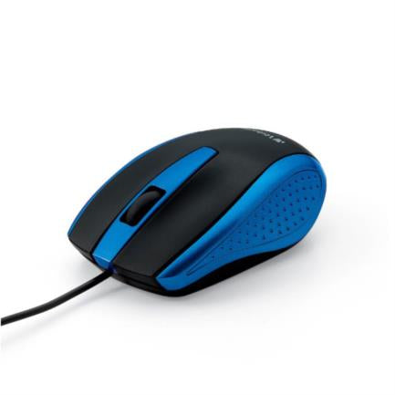 Mouse Óptico Verbatim Con Cable Color Azul - 99743 FullOffice.com