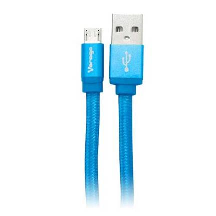 Cable Vorago Usb Cab-113 Azul Usb 2 A Micro Usb 1Metros Bols - Cab-113-Bl FullOffice.com