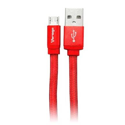 Cable Vorago Usb Cab-113 Rojo Usb 2 A Micro Usb 1Metros Bols - Cab-113-Rd FullOffice.com