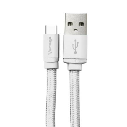 Cable Vorago Cab-123 Usb-Tipo C 1 Metro Carga Rapida Blanco - Cab-123-Wh FullOffice.com