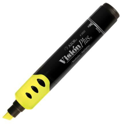 Marcador Resaltador Visión Plus Color Amarillo Fluorescente C/12 Pzas - 2600Am FullOffice.com