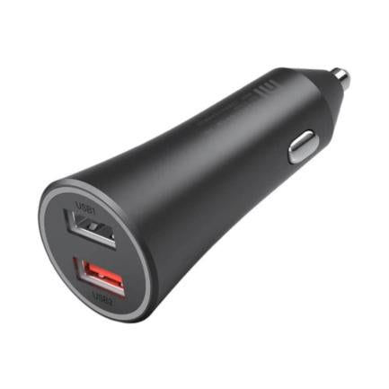 Cargador De Coche Xiaomi Carga Rápida 37W Doble Puerto Color Negro - 26554 FullOffice.com