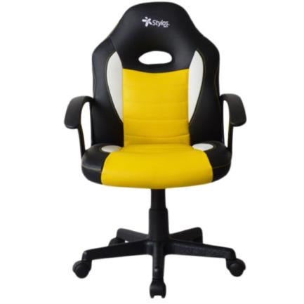 Silla Gamer Stylos Kids Ergonómica Uso Diario Color Amarillo - Stgsgr1Y FullOffice.com