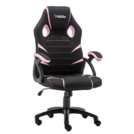 Silla Gamer Xzeal Starter Xst-50 Respaldo Ergonómico Base Metálica Color Rosa - Xsst050P FullOffice.com