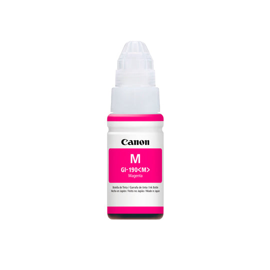 Tinta Canon Gi-190 Magenta P/G1100/G2100/G3100 0669C001Ab