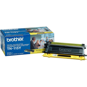 Brother TN115Y Toner Cartridge cartucho de tóner Original Amarillo, 4000 páginas