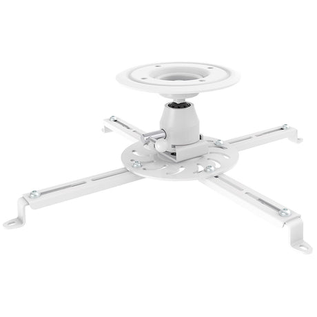 Soporte Manhattan Montaje Techo Para Proyector Movimiento Articulado Hasta 25 Kg Color Blanco - 461153 FullOffice.com