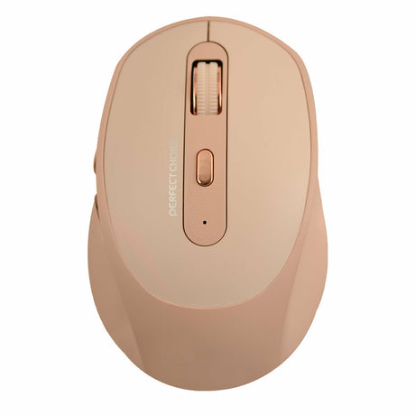 Perfect Choice PC-045151 ratón Oficina Diestro RF inalámbrico 1600 DPI, Crema