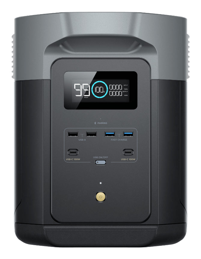 EcoFlow DELTA 2 MAX estación de energía portátil Fosfato de hierro-litio (LiFePo4) 2400 W 23 kg