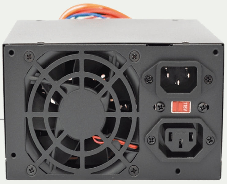 Evotec EV-500 unidad de fuente de alimentación 500 W 20+4 pin ATX Negro, 115 - 220 V, 189 W, 300 W