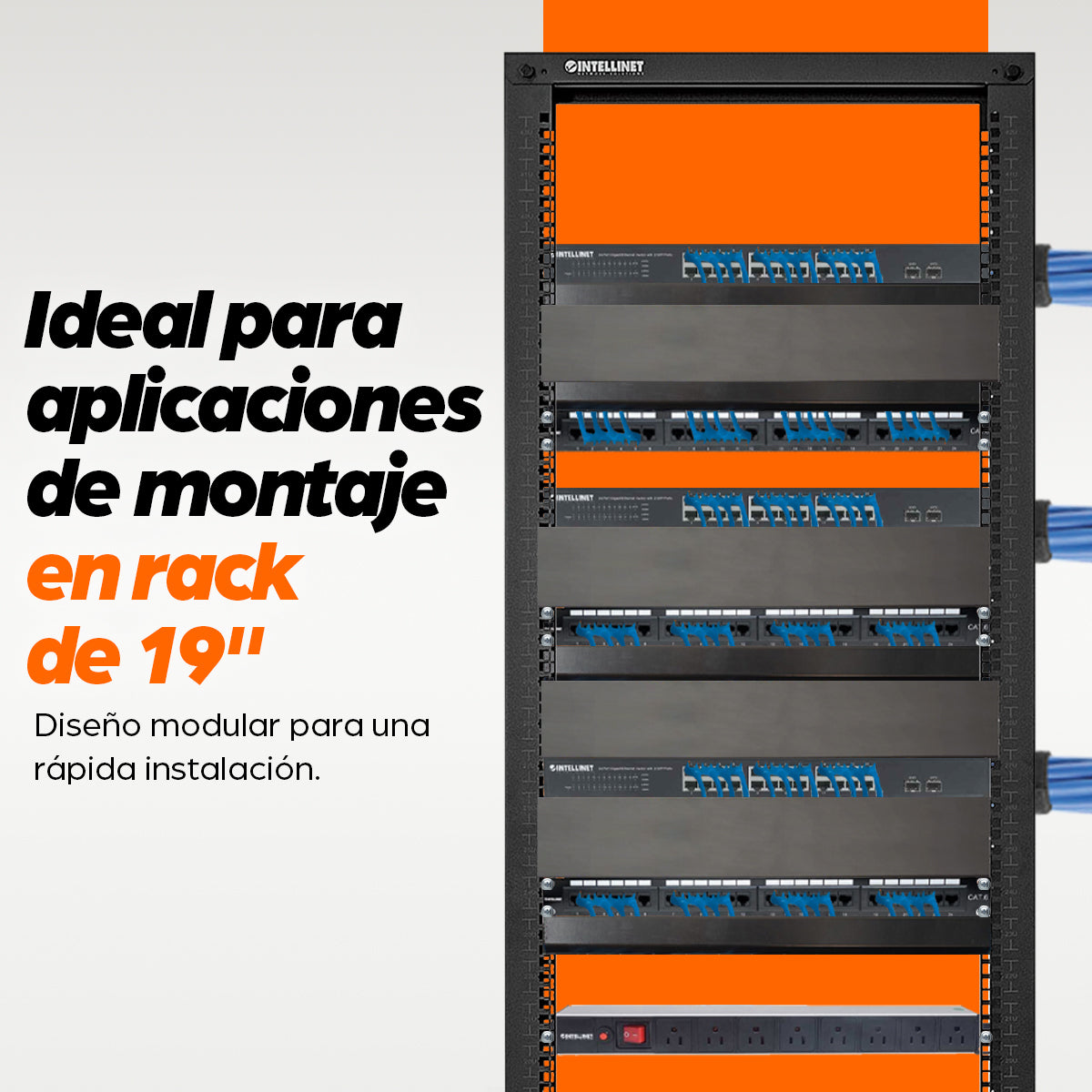 RACK INTELLINET 19" ESTÁNDAR 42U
