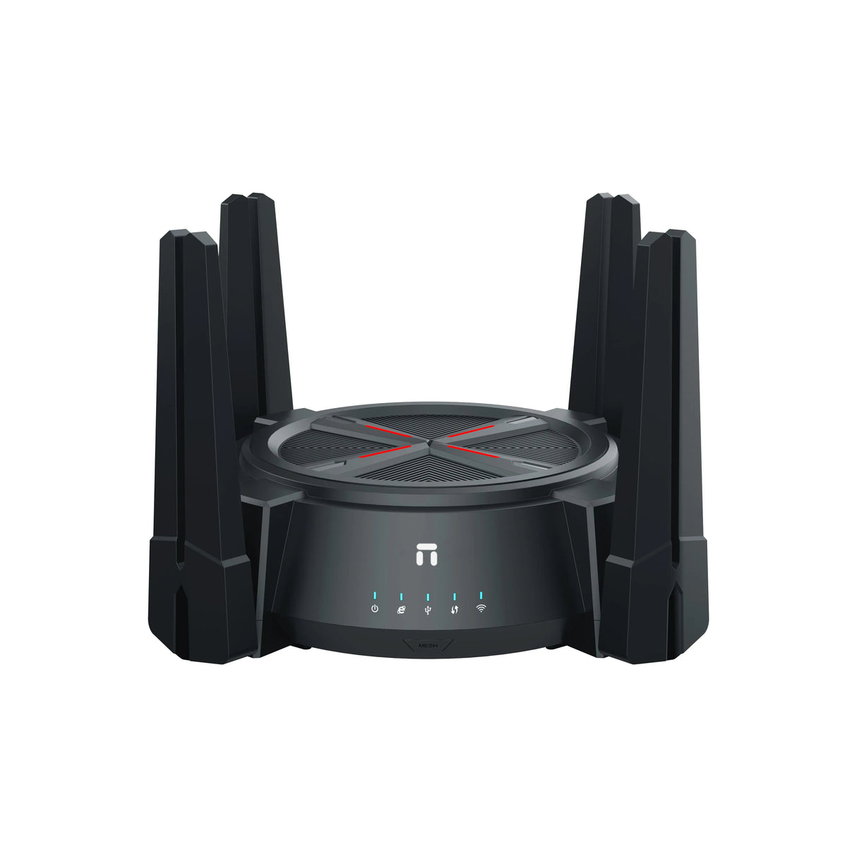 Netis System AX6000 Wireless Dual Band WiFi6 Router router inalámbrico Doble banda (2,4 GHz / 5 GHz) Negro, Wi-Fi 6 (802