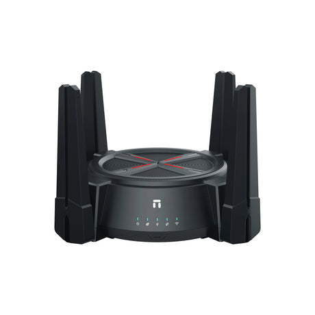 Netis System AX6000 Wireless Dual Band WiFi6 Router router inalámbrico Doble banda (2,4 GHz / 5 GHz) Negro, Wi-Fi 6 (802