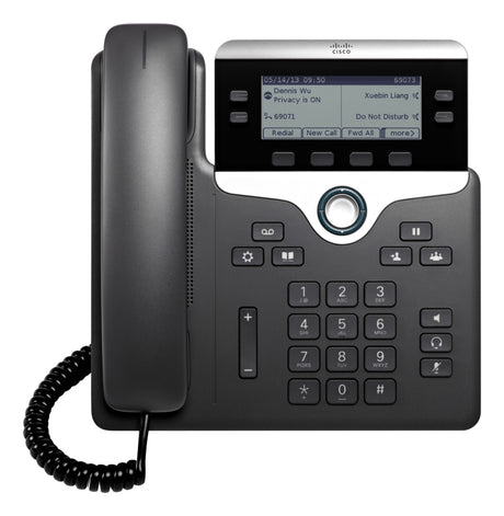 C2G 7841 Teléfonos IP Teléfono IP Negro, Plata 4 líneas