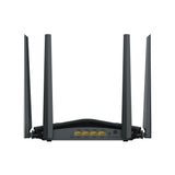 Netis System NX10 router inalámbrico Gigabit Ethernet Doble banda (2,4 GHz / 5 GHz) Negro