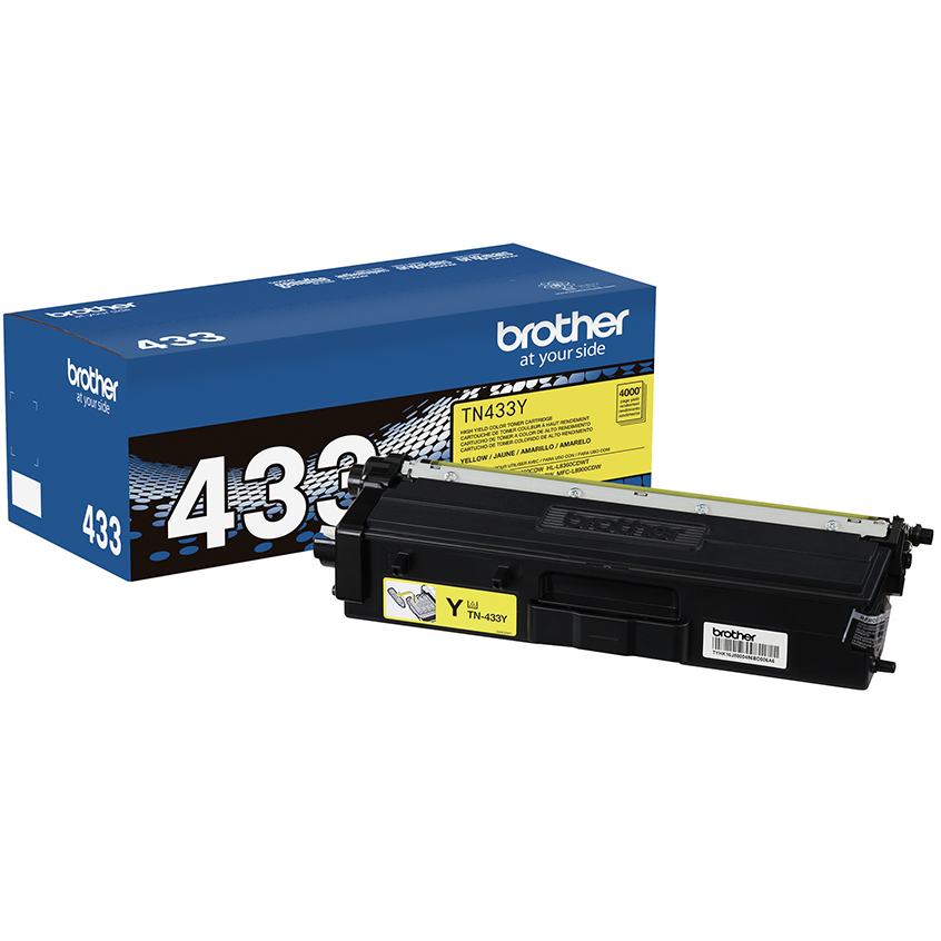 Toner Brother Tn433Y Amarillo 4000 Pgs P/Mfcl8900Cdw