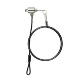 Klip Xtreme Bolt K cable antirrobo Negro, Plata 2 m, Kensington, Llave, Acero galvanizado