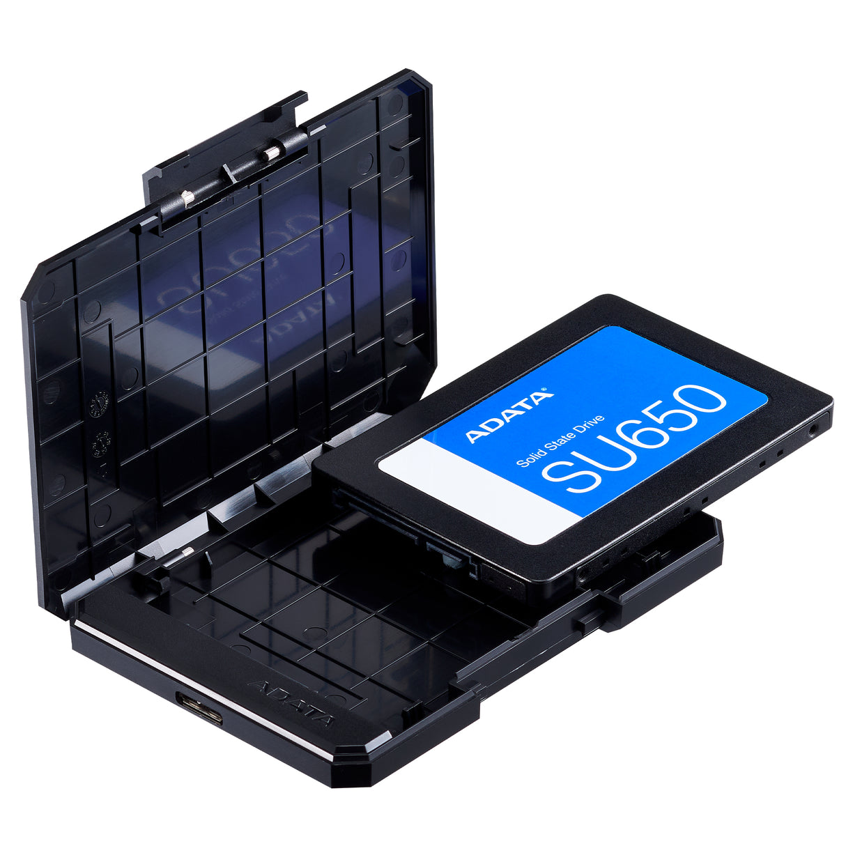 ADATA EC600-BCBK cajas para discos duros externos 1 2.5 cm (2.5") SATA 7,9.5 mm