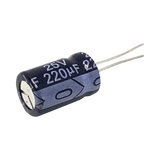 Syscom 0220M0025V condensador Negro Cilíndrico 1 pieza(s)