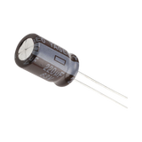 Capacitor Electrolítico de Aluminio, Radial de 220 µFd, 63 Vcc, 105 °C, 10 x 15 mm.