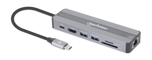 Manhattan 153928 Laptop Alámbrico USB 3.2 Gen 1 (3.1 Gen 1) Type-C 2 1