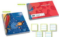 CUADERNO ESTRELLA ITALIANA RAYADO 100HJS