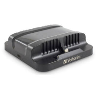 Cargador Doble Verbatim USB-C para Consola Nintendo Switch, 45W, 2 Puertos de Carga, Compacto