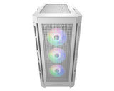 COUGAR CGR-5AD1W-RGB carcasas ordenador Metal, Nylon, Vidrio templado Midi Tower PC Blanco