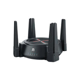 Netis System AX6000 Wireless Dual Band WiFi6 Router router inalámbrico Doble banda (2,4 GHz / 5 GHz) Negro, Wi-Fi 6 (802