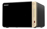 QNAP TS-664 Servidor M.2, Serial ATA III 2.5,3.5,M.2 cm (2.5,3.5,M.2") 2 Si