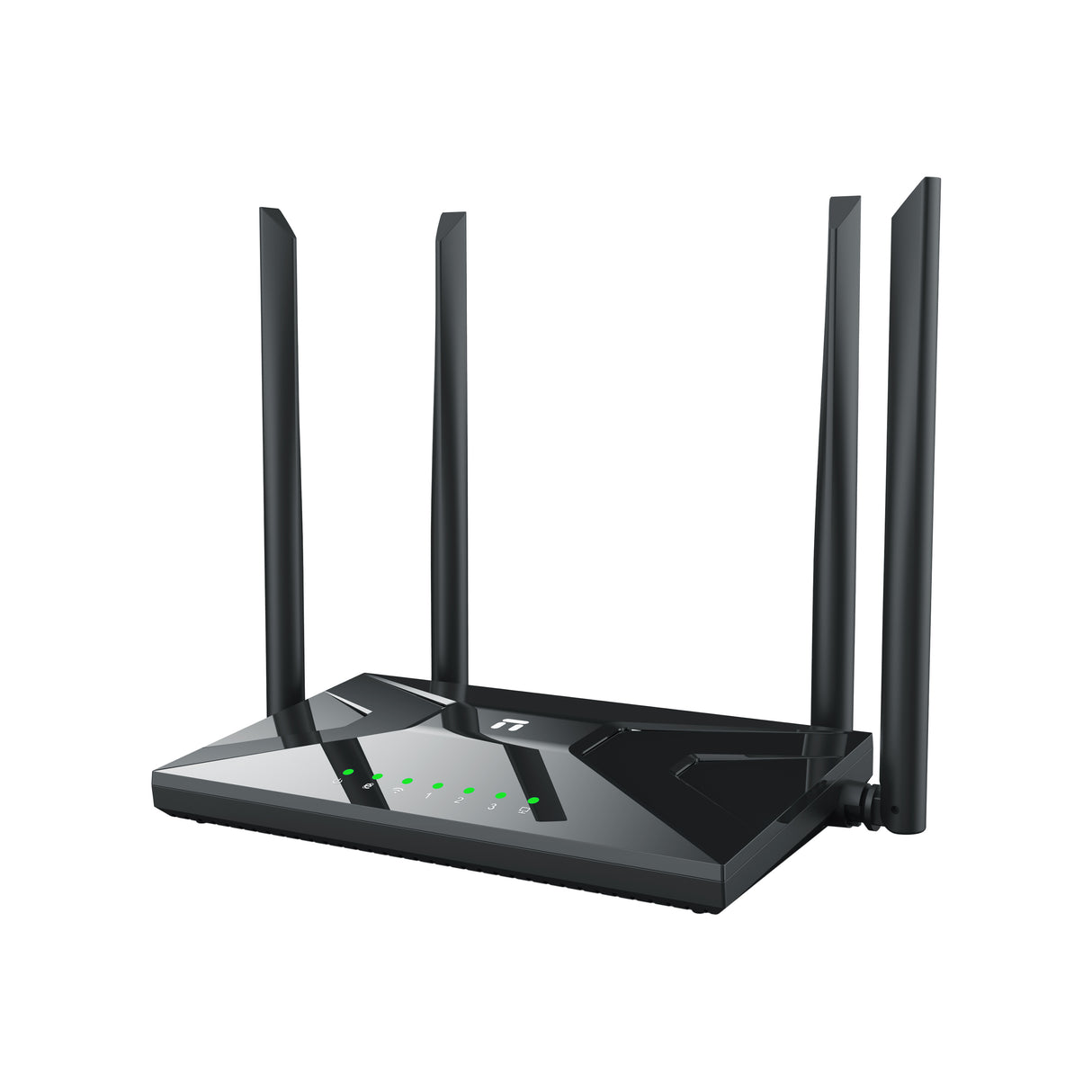 Netis System NC65 router inalámbrico Ethernet rápido Doble banda (2,4 GHz / 5 GHz) Negro, Wi-Fi 5 (802.11ac), Enrutador 