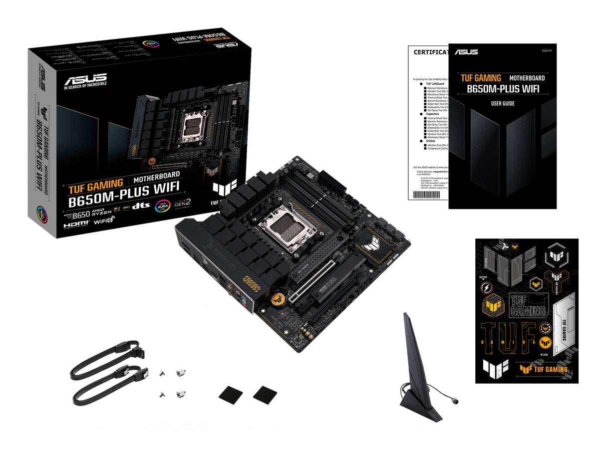 ASUS TUF GAMING B650M-PLUS WIFI placas base AMD Zócalo AM5 DDR5-SDRAM 4