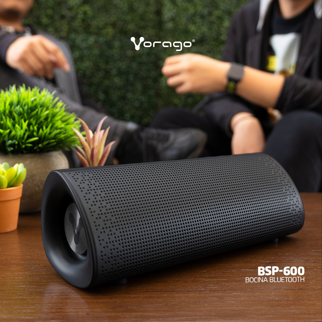 BOCINA VORAGO BLUETOOTH TWS 3.5MM MANOS LIBRES 3.5MM NEGRA BSP-600