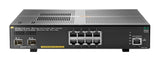 HPE Aruba Networking 2930F 8G PoE+ 2SFP+ Switch, Gestionado, Gigabit Ethernet (10/100/1000), Energía sobre Ethernet (PoE